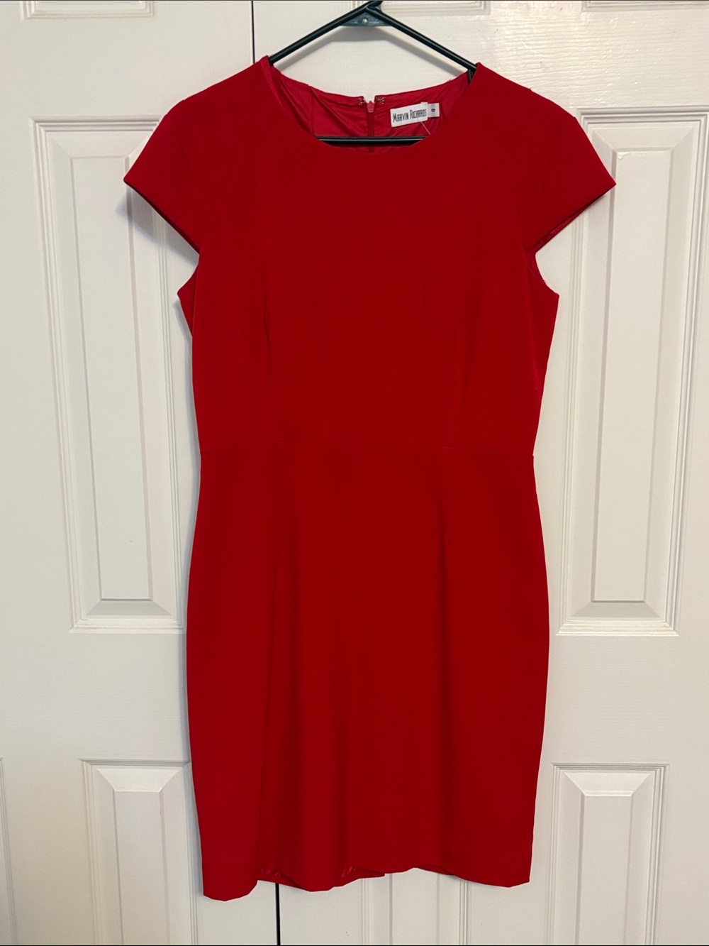 Marvin Richards Red Midi Dress Size 8